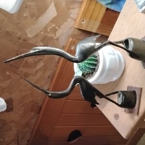 Handcrafted In India Crane Sculptures